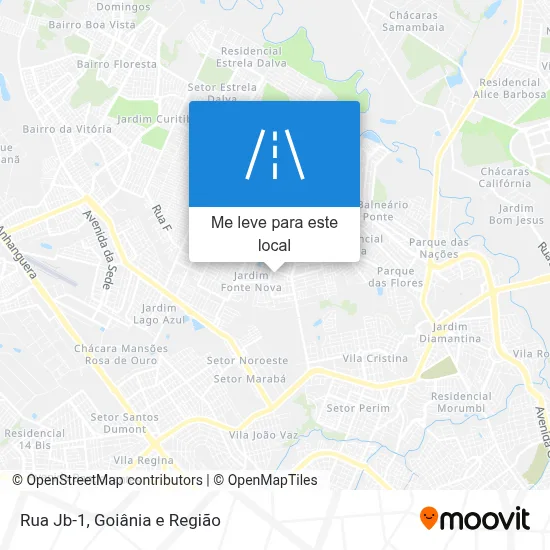 Rua Jb-1 mapa