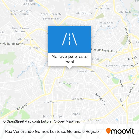 Rua Venerando Gomes Lustosa mapa