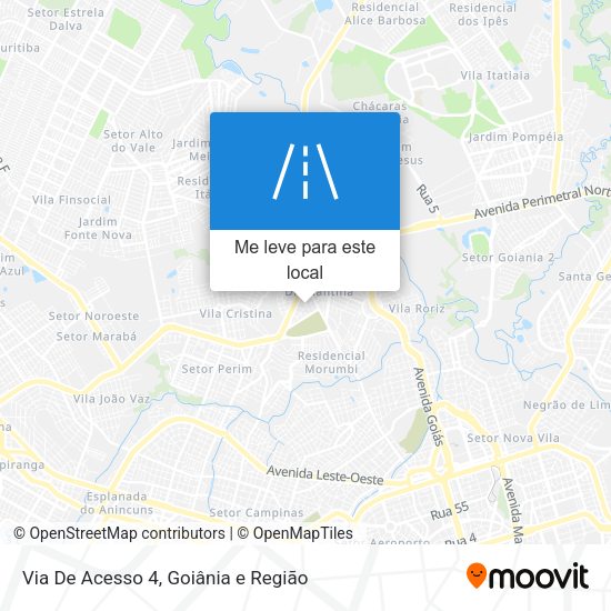 Via De Acesso 4 mapa