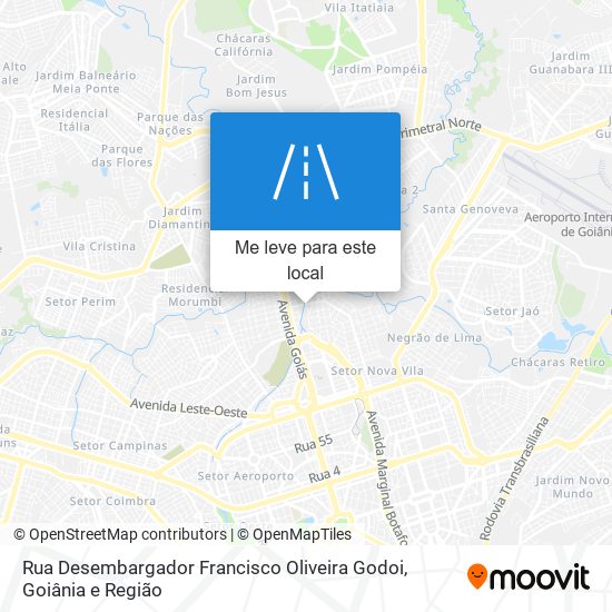 Rua Desembargador Francisco Oliveira Godoi mapa