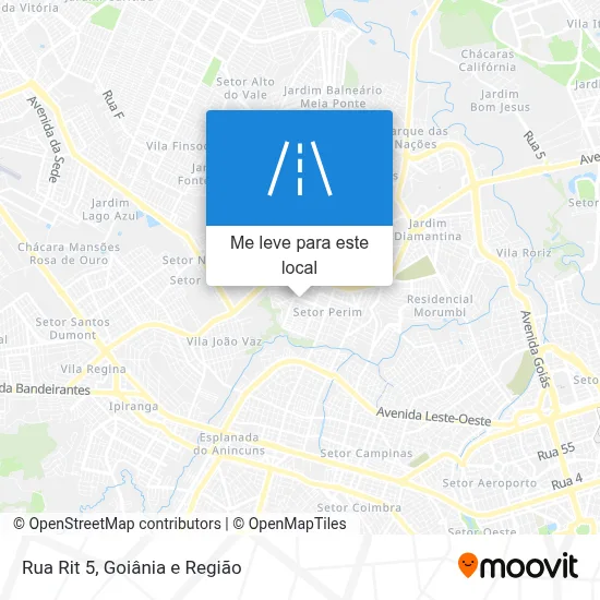 Rua Rit 5 mapa