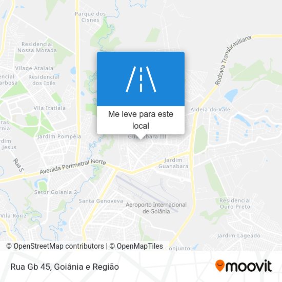 Rua Gb 45 mapa