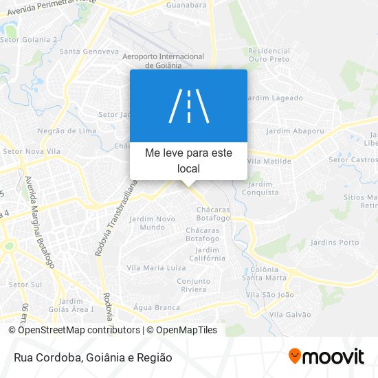 Rua Cordoba mapa