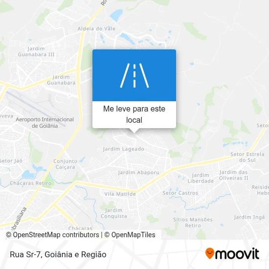 Rua Sr-7 mapa