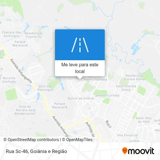 Rua Sc-46 mapa