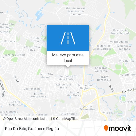 Rua Do Bibi mapa