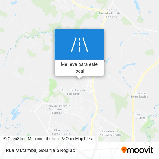 Rua Mutamba mapa