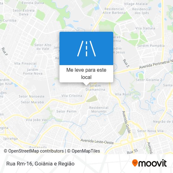Rua Rm-16 mapa