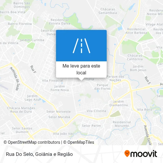 Rua Do Selo mapa