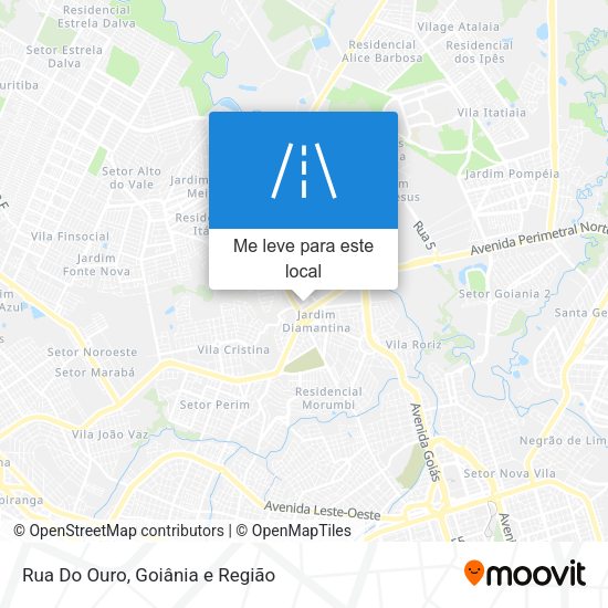 Rua Do Ouro mapa