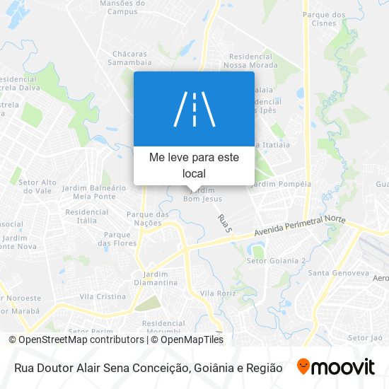 Rua Doutor Alair Sena Conceição mapa