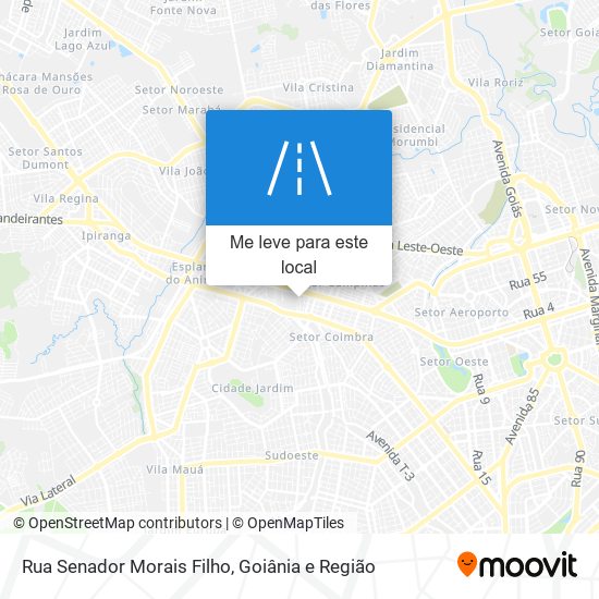 Rua Senador Morais Filho mapa