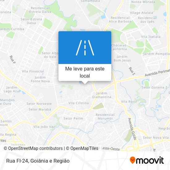 Rua Fl-24 mapa