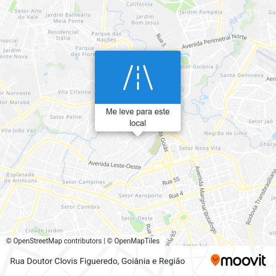 Rua Doutor Clovis Figueredo mapa