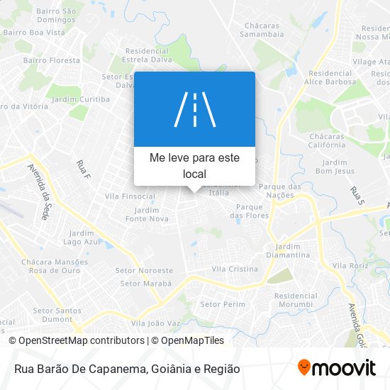 Rua Barão De Capanema mapa