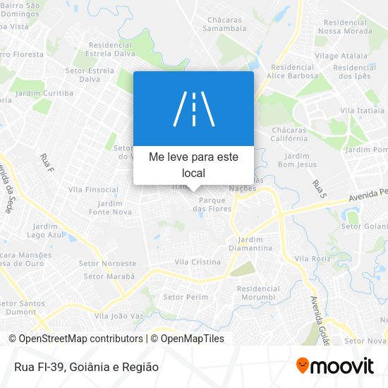 Rua Fl-39 mapa