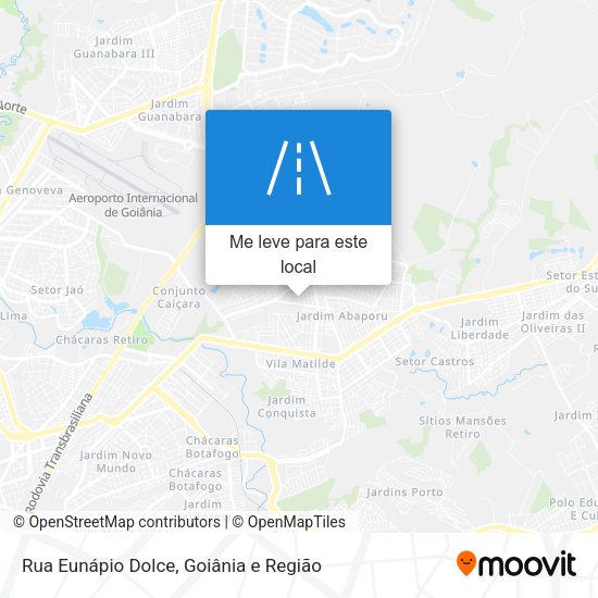Rua Eunápio Dolce mapa