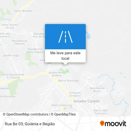 Rua Be 03 mapa