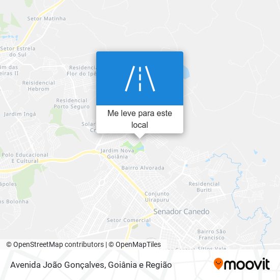 Avenida João Gonçalves mapa