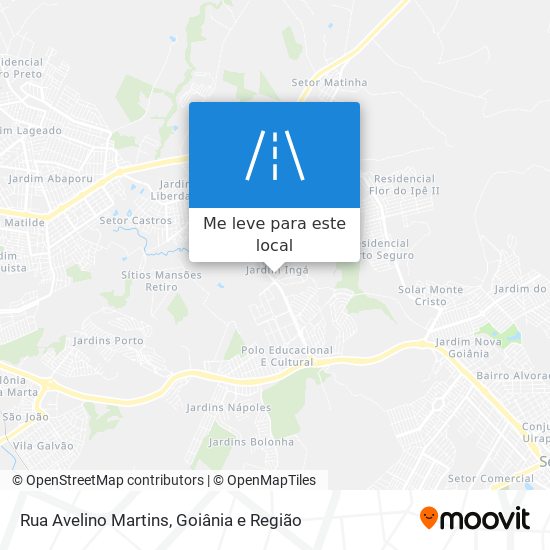 Rua Avelino Martins mapa