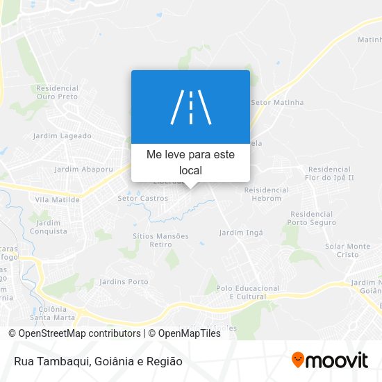 Rua Tambaqui mapa