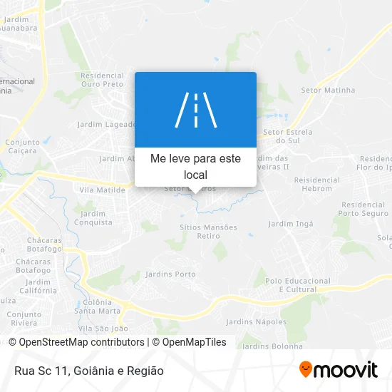 Rua Sc 11 mapa