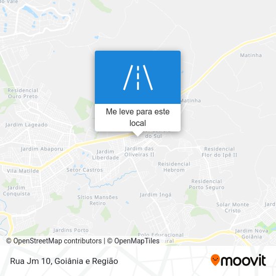 Rua Jm 10 mapa