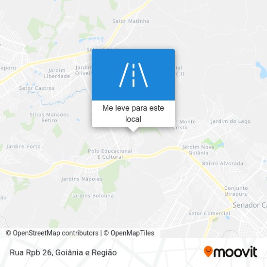 Rua Rpb 26 mapa