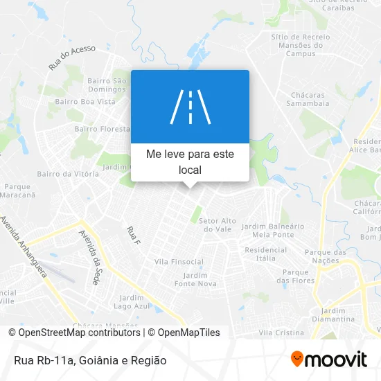 Rua Rb-11a mapa