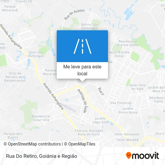 Rua Do Retiro mapa