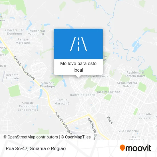 Rua Sc-47 mapa