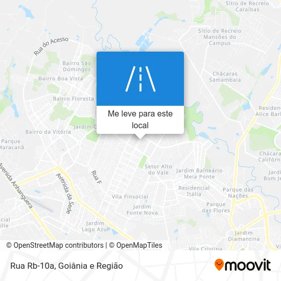 Rua Rb-10a mapa