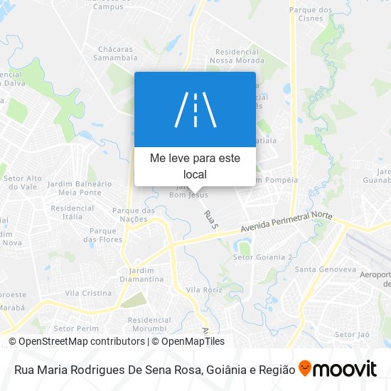 Rua Maria Rodrigues De Sena Rosa mapa