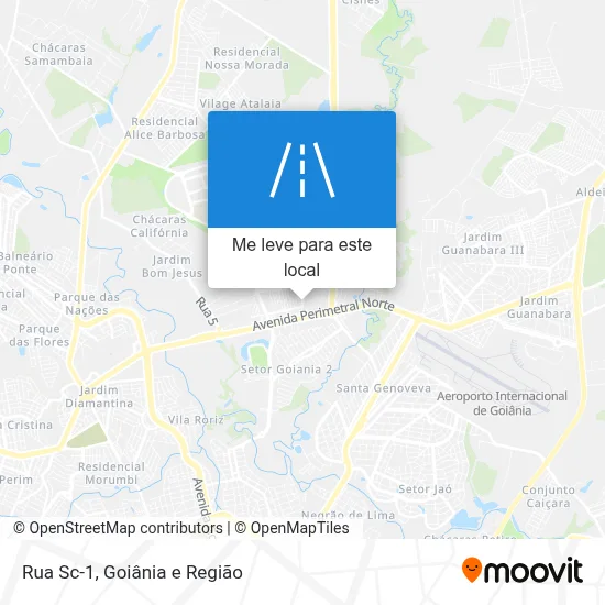 Rua Sc-1 mapa