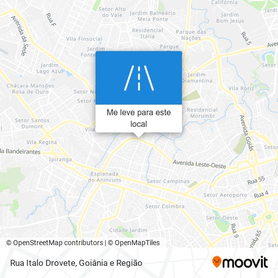 Rua Italo Drovete mapa