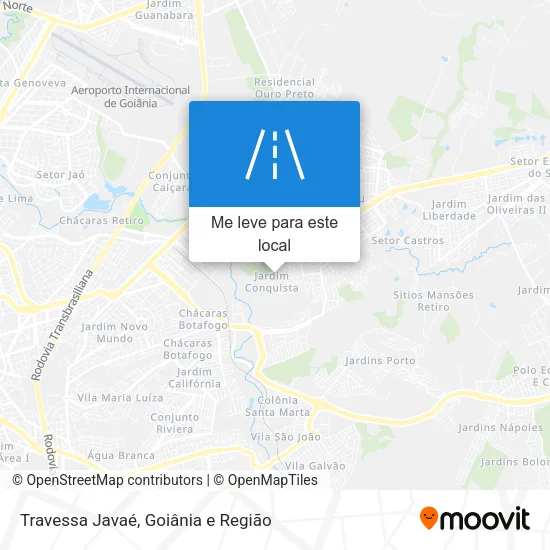 Travessa Javaé mapa