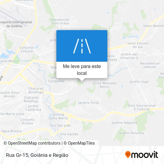 Rua Gr-15 mapa