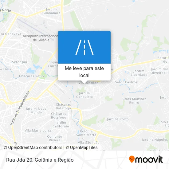 Rua Jda-20 mapa
