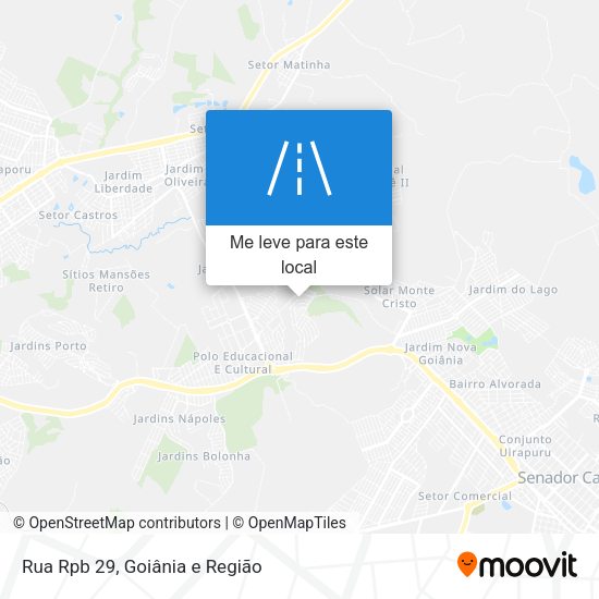 Rua Rpb 29 mapa