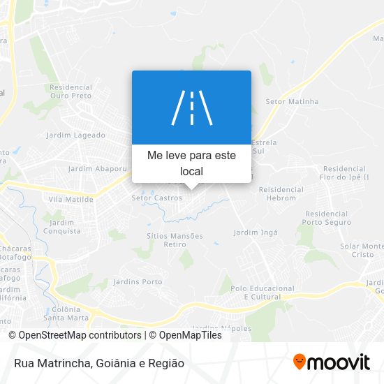 Rua Matrincha mapa
