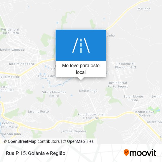 Rua P 15 mapa
