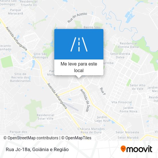 Rua Jc-18a mapa