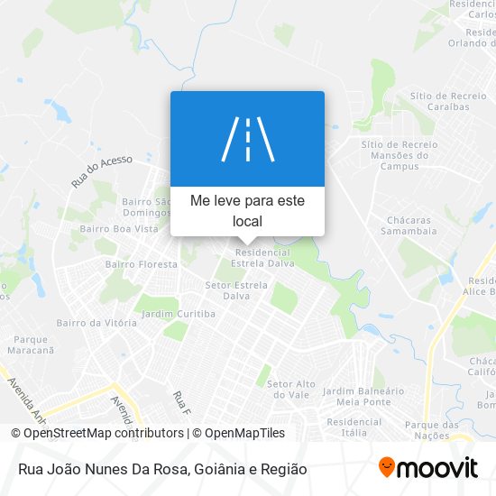 Rua João Nunes Da Rosa mapa