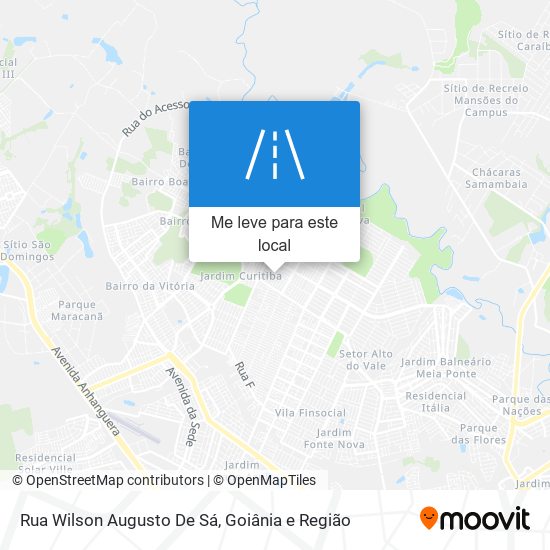 Rua Wilson Augusto De Sá mapa