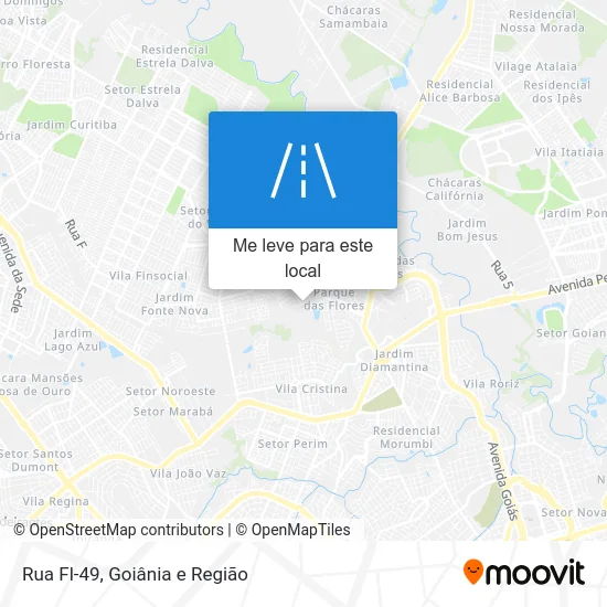 Rua Fl-49 mapa