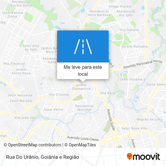 Rua Do Urânio mapa