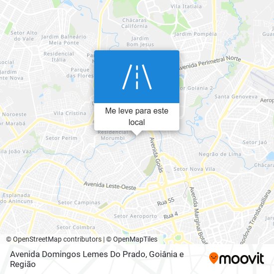 Avenida Domingos Lemes Do Prado mapa