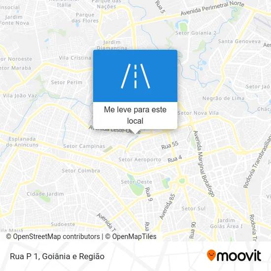 Rua P 1 mapa