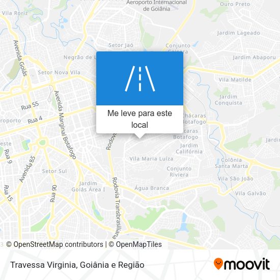 Travessa Virginia mapa