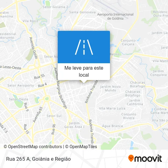 Rua 265 A mapa